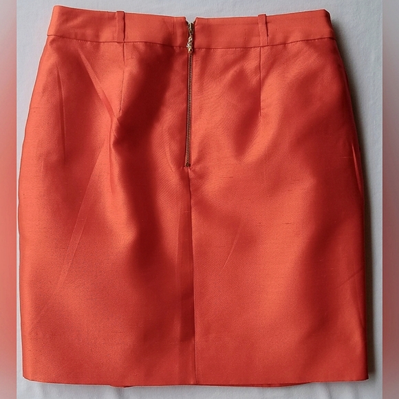 Kate Spade New York "Skirt the Rules" Meredith Silk Dupioni Skirt NEW! - Picture 4 of 10